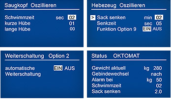 Oktomat Bildschirmansicht Monitoring