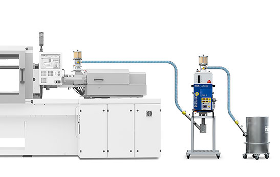 Jetboxx® mobiler Beistelltrockner mit Trockenluft Fördertechnik