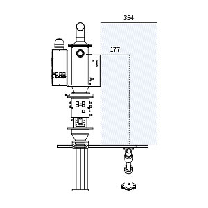 Dedusting module with Helio®Clean 3 deduster