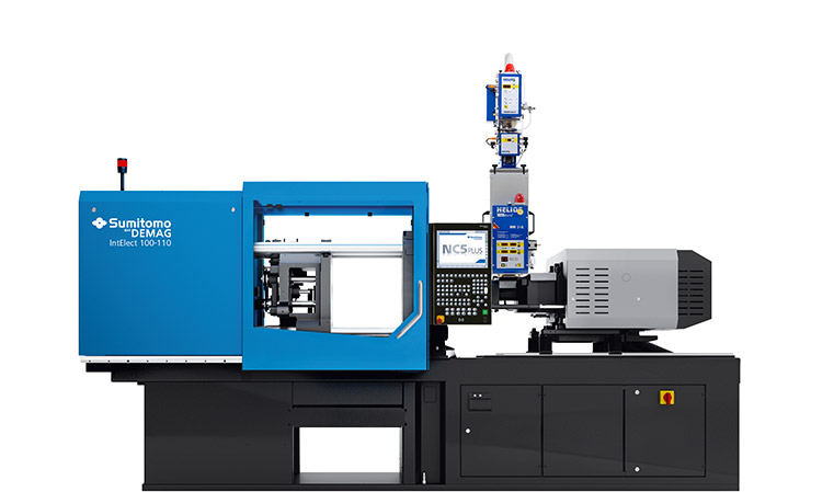 Production of optical parts on a injection moulding machine.