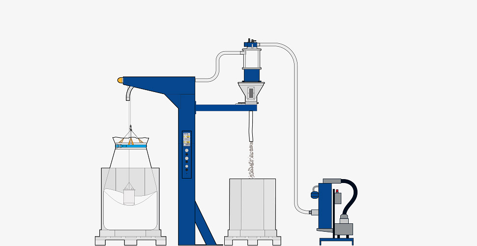 Oktomat® refilling station as pedestal version