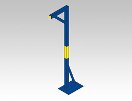 Extension for maximum installation height for Oktomat® ECO big bag and octabin discharging station