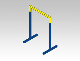 xtension for maximum portal width for Oktomat® big bag and octabin discharging stations