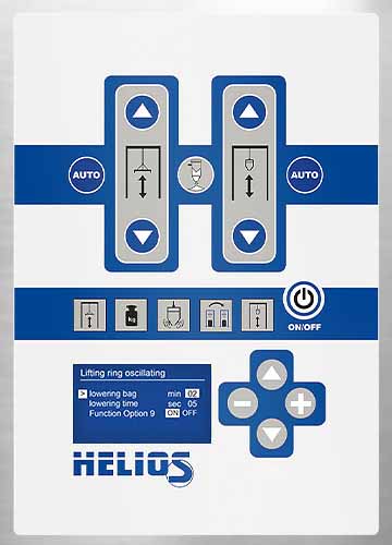 OKTOBAG control Graphic display overview